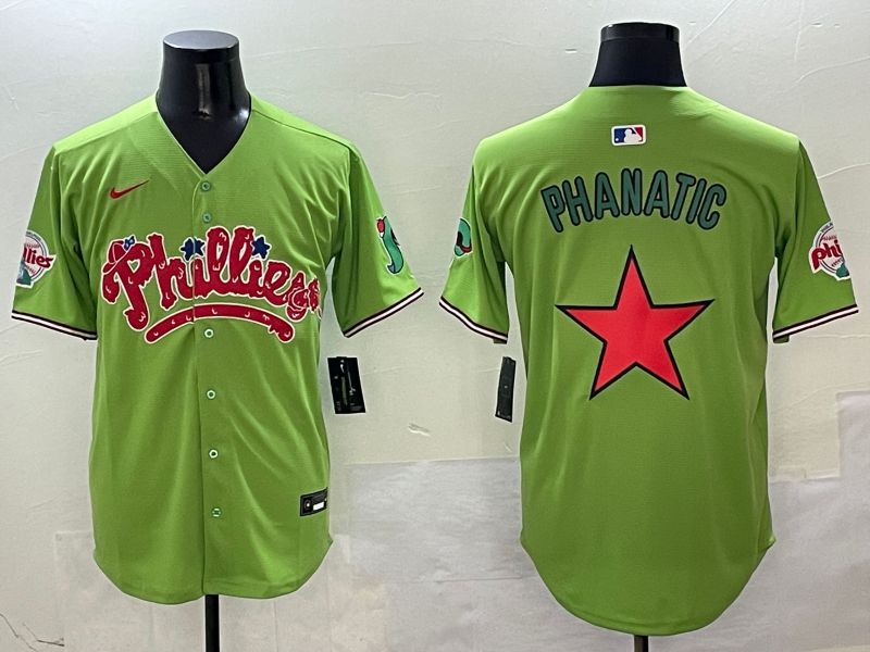 Men Philadelphia Phillies Blank Green Five generations Joint Name 2025 Nike MLB Jersey style 1->philadelphia phillies->MLB Jersey